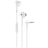 cellularline | VOICE CAPSULE | Auricolari a capsula con filo e microfono - Jack 3.5 mm - Colore Bianco