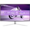 PHILIPS Evnia 27M2N8500AM - Monitor da gioco OLED QHD da 27 pollici, 360 Hz, 0,03 ms, HDR400, FreeSync. Prem., comp. G-Sync. (2560x1440, 2x HDMI 2.1, 1x DP 1.4, Hub USB) bianco