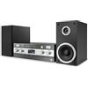 Dual 74759 DAB di MS 130 CD impianto stereo DAB (DAB (+)-/sintonizzatore FM, lettore CD, Nero