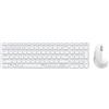 Rapoo Tastiera mouse wireless multi-modalità ricaricabile Blade 9700 m (pacchetto kit tastiera e mouse, tastiera ricaricabile 99 tasti AZERTY, mouse 5 pulsanti autonomia 12 mesi, ideale PC laptop)