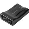 LogiLink CV0160 - Convertitore video da SCART (femmina) a HDMI (femmina) Full HD a FHD 1080p, nero