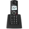 ALCATEL F530 - Telefono fisso cordless DECT - Grande display retroilluminato - Vivavoce - Funzione blocco chiamate - 2 tasti di memoria diretta - Nero