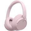 Sony WH-CH720N Cuffie a padiglione wireless Bluetooth con cancellazione del rumore, suono di alta qualità, modalità suono ambientale, durata della batteria fino a 50 ore, iOS e Android-Pink