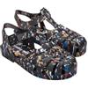 melissa Mini Possession Print +, Sandali da Pescatore Donna, Nero, 34 EU