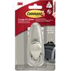Command 16804 Gancio Metallico Punta Arrotondata, Resistente all'Acqua, L, Argento, 2.3 kg