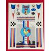 ADESIVI VINTAGE '60 SCOOTER AUTO VESPA LAMBRETTA MOTO EPOCA STICKERS DECALS OLD