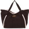 Liu Jo Jeans LIU.JO L Tote, Borsa XL Shopper, effetto pelle usata, orsacchiotto, marrone, marrone MOCHA TU