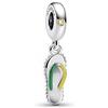 Pandora Charm Ciondolo Infradito 792197 C01 Taglia Unica Donna, Talla única, Metallo Non prezioso, Nessuna Pietra preziosa