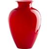 VENINI VASO LABUAN, VETRO DI MURANO ROSSO, M - 706.63 | h 29 x d 20 cm