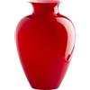 VENINI VASO LABUAN, VETRO DI MURANO ROSSO, L - 706.63 | h 38 x d 27 cm