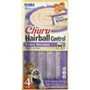 INABA CHURU HAIRBALL PER GATTI gusto tonno 4x14g
