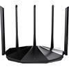 Tenda RX2 Pro AX1500 Router Wi-Fi 6 Dual Band Gigabit, 1201Mbps/5GHz e 300Mbps/2.4GHz, 4 Porte Gigabit, 5x6dBi Antenne, Beamforming/MU-MIMO/WPA3