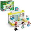 LEGO DUPLO Visita dal Dottore, Set di Giochi Educativi per l'Apprendimento dei Bambini e delle Bambine da 2 Anni in su, Clinica da Costruire con Personaggi e Accessori Giocattolo 10968