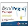 Sanitas Lab. Chimico Farm. Sanipeg Macrogol Polvere Per Soluzione Orale 20 Bustine 4 G