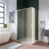 Parama Box doccia 140x80 cm con apertura scorrevole vetro 6mm opaco h195 cm | Aruba