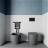Parama Sanitari filomuro in ceramica rimless grigio opaco: vaso, bidet e copriwc soft-close | Vienna