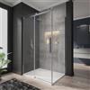Parama Box doccia 70x120 cm scorrevole vetro 8mm trasparente profili cromati h195cm | Creta