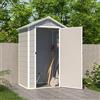 Parama Casetta da giardino in polipropilene grigio 1,34x1,04xh2,04m - 33kg - 1,39 metri quadri