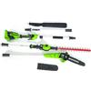 Greenworks Potatore + tosasiepi (2 in 1) GD40PSH SENZA batteria 2Ah e caricabatteria