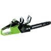 Greenworks Motosega 40V gd40cs15 con batteria 4Ah e caricabatteria