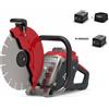 Cramer Troncatrice professionale inclusa lama ferro pietra e cemento 300mm 82PC300 CRAMER con batteria 8 Ah e caricabatteria in omaggio la seconda batteria