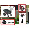 Cramer PRO CRAMER II Carriola 82v CRAMER 82UC + Troncatrice professionale 82PC300 lama ferro pietra e cemento + Trivella da terreno 82V + Batteria 6.0 Ah + Batteria 4 Ah + Caricabatteria 2 SLOT 4A