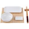 Masterpro - Set sushi per 2 persone (12 pezzi) in porcellana linea Foodies