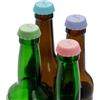 LURCH Tappi per bottiglie di birra, tappi per bottiglie in silicone platinico, 12 pezzi, riutilizzabili, colori pastello, colorati
