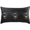 Riva Home Evans Litchfield Federa per Cuscino con Ape Dorata, Nero, 30 x 50cm