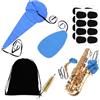 TYXHXTF Panno di Pulizia per Sax, Panno di Pulizia per Sassofono,Toppe per Bocchino per Sax Alto, per Strumenti Musicali