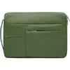 HYZUO 13,3-14 Pollici Borsa per Laptop per MacBook Pro 14, MacBook Air/Pro 13, 13,8/13,5 Surface Laptop/Book, Custodia Protettiva per 13 HP Dell Lenovo ThinkPad Asus Acer Samsung, Erba Verde