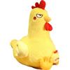 BYNYXI Peluche a forma di pollo, 45 cm, peluche di pollo, pulcino, cuscino kawaii, gallina, realistico, Gockel, peluche per bambini, ragazzi e ragazze