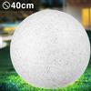 BAKAJI Lampada Sfera Giardino 40cm Luce Illuminazione Esterno Attacc E27 Effetto Pietra