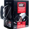 WEBER Kit ciminiera di accensione + 2 kg bricchetti + 3 cubetti accendifuoco - 17631