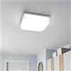 Plafoniera LED Regolabile 18W 24W 30W Quadrata CCT IP54 33x33 cm
