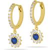 MAST INDUSTRIA ITALIANA Srl MJ POST 494 ORECCHINO DEFINITIVO MEDICAL JEWELS ZIRCONE BLU PENDENTE