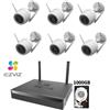 EZVIZ KIT VIDEOSORVEGLIANZA EZVIZ WIFI NVR 8 CANALI 6 TELECAMERE 2K 3 MP WIRELESS HDD
