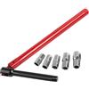 SUJEBKC Chiave per Rubinetto Sottolavello,Chiave Rubinetto Lavello,con molla e arresto, Utensile per l'installazione dei rubinetti 8-12 mm,strumento universale per dadi per lavabo
