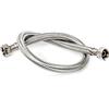 DOJA Industrial | Tubo Flessibile Rubinetto | Femmina/Femmina | F 1/2 - F 3/8 | 40 cm di Lunghezza | Tubo Doccia Acciaio Inossidabile e Multiuso: Soffione Doccia, Rubinetto Cucina e Bagno