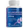 L.E.O LAB Fosfatidilserina Pura 400mg 90cps - Integratore Nootropico Forte per la Mente: Concentrazione, Memoria e per Abbassare il Cortisolo