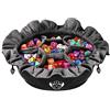 CardKingPro Immense Dice Bag con Tasche - Nero - capacità 150+ Dadi - Ottimo Organizzatore per Collezionisti, Perfetto per Dungeons & Dragons [Design Brevettato]