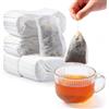 Diboniur 400 Pezzi Bustine Te Vuote in Tessuto Non Tessuto, Infusore per Tisane Usa e Getta, Filtro Te Infusione con Coulisse per Tè, Tè ai Fiori, Caffè, Spezie (7×9cm)