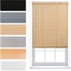 FURNISHED Tende veneziane in PVC Trimmable Window Home Office Blind Novità - Naturale 45 x 150 cm