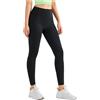 PORRASSO Leggins Donna Sportivi Pantaloni Palestra Vita Alta Controllo della Pancia Opaco Leggings Elastici Push Up Pantacollant per Fitness Yoga Sport Nero
