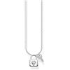 Thomas Sabo - Catena per collana argento sterling zirconia_cubica Donna, Argento, 40cm-45cm - KE2122-051-14-L45V