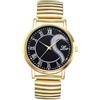 Silverora Orologi Donna Uomo Elastico: Analogici Quarzo Coppia Orologi Con Numeri Romani Impermeabile Cinturino In Acciaio Inossidabile Orologi Da Uomo Orologi Da Donna Regali, Da uomo, oro nero,