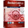 Markt + Technik BeckerCAD 15 - 2D software for home design, architecture, engineering and more, compatible with AutoCAD, Lifetime License for Win 11, 10, 8.1, 7