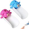 YSTJKD 2 Pezzi Estensore Rubinetto Bambini, Prolunga per Rubinetto in Silicone Bambini Prolunga Rubinetto per Rubinetto del Silicone Aiuta Bambino Mano Lavaggio Mani Bagno Accessori(Colori: Blu, Rosa)