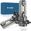 D-Lumina Lampadina H7 LED Canbus 100W 16000LM, 6500K Bianco Freddo 400% Brillante 1:1 Formato Mini, Sostituzione Alogena, Plug and Play, 2 pezzi