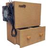 nestQ Detergente Pulitore per Semi Uccelli Macchina per la Pulizia Fossa Mista, Altezza 33 cm, Larghezza 15 cm e Lunghezza 28 cm (Marron S)